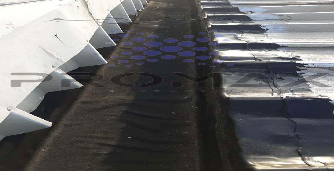 Solace Marine - metal roof waterproofing project by Promax in Dubai, UAE